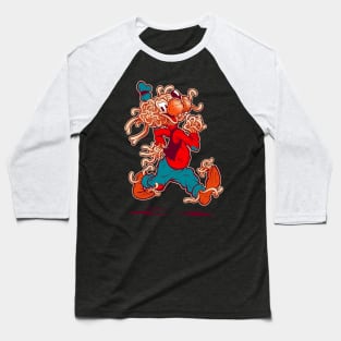 FLYING SPAGHOOFY MONSTER Baseball T-Shirt